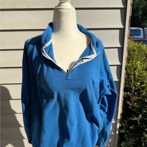 Peter Millar Half-Zip Blue Lightweight Jacket